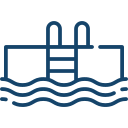 Blue pool icon